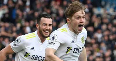 Leeds sink Norwich after stoppage-time drama to give Marsch first win