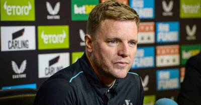 Eddie Howe insists he "sticks to football" after being confronted over Saudi executions