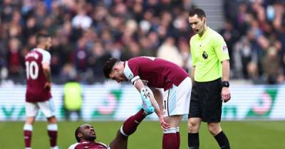 David Moyes - London Stadium - Jarrod Bowen - Aaron Cresswell - West Ham sweating on fitness of Michail Antonio and Aaron Cresswell ahead of Sevilla clash - msn.com