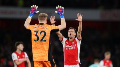 Ralf Rangnick - Thomas Partey - Mikel Arteta - Martin Odegaard - Alexandre Lacazette - Arsenal regain fourth spot by beating Leicester - rte.ie - Manchester - France - Ghana -  Leicester