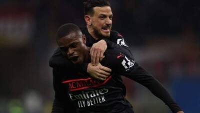 Franck Kessie - Ante Rebic - Rafael Leao - Davide Calabria - Olivier Giroud - Alessandro Florenzi - Mike Maignan - Sandro Tonali - Pierre Kalulu - AC Milan 1-0 Empoli: Pierre Kalulu scores as league leaders win - bbc.com