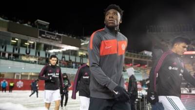 Alphonso Davies still several weeks away from returning with World Cup qualifiers approaching