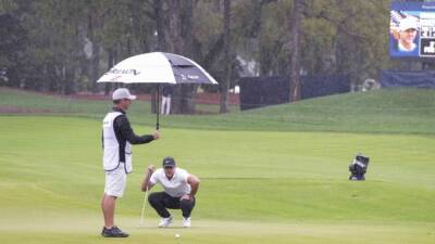 Xander Schauffele - Collin Morikawa - Brooks Koepka - Scottie Scheffler - Keegan Bradley - First four tee shots find water at famous TPC Sawgrass island-green 17th - channelnewsasia.com - Florida