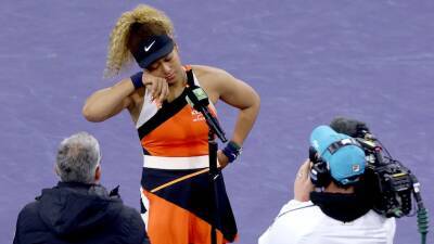 Naomi Osaka bursts into tears after being heckled at Indian Wells