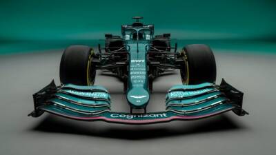 Tom Brady - Aston Martin - Sebastian Vettel - Aston Martin reveals new Formula 1 car ahead of return to competition in 2021 - abc.net.au - Britain - Bahrain - county Bay