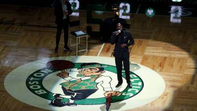 Doc Rivers - 'I manifested this' - Boston Celtics raise Kevin Garnett's No. 5 to rafters, with Ray Allen on hand for ceremony - espn.com -  Boston - county Cleveland
