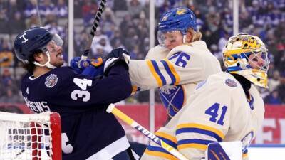 Leafs' Matthews to have hearing for cross-check on Sabres' Dahlin at Heritage Classic