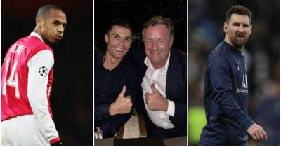 Lionel Messi - Cristiano Ronaldo - Diego Maradona - Tom Brady - George Best - Thierry Henry - Piers Morgan - Cristiano Ronaldo: Piers Morgan calls him the GOAT - and names top 10 players he's ever seen - givemesport.com - Portugal -  Lima