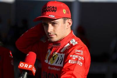 Ferrari's Charles Leclerc convinced Red Bull, Mercedes 'hiding their game'