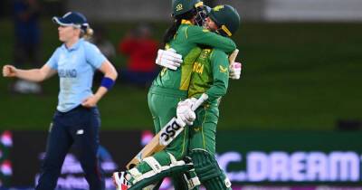 South Africa beat England by three wickets in Women’s Cricket World Cup – live!