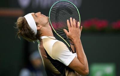 Zverev crashes out at Indian Wells as Rublev, Swiatek advance