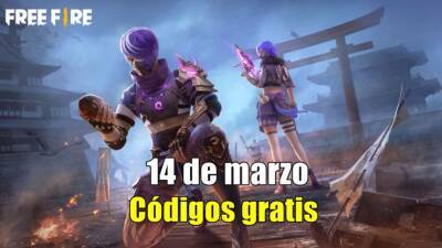 Códigos Free Fire de hoy 14 de marzo de 2022; todas las recompensas gratis - MeriStation - en.as.com