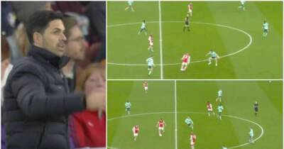 Thomas Partey - Mikel Arteta - Alexandre Lacazette - Gabriel Martinelli - Video of Arsenal's football when 2-0 up vs Leicester is going viral - msn.com - Manchester