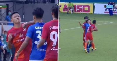 Bangkok FC's Aitsaret Noichaiboon sacked after brutal elbow attack leaves opponent needing 24 stitches