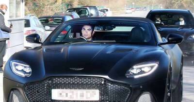 Cristiano Ronaldo arrives at Man Utd training in new £200k supercar after hat-trick