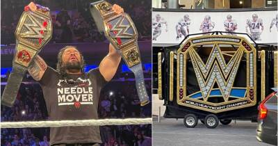 Brock Lesnar - Roman Reigns - Did WWE accidentally reveal design for new Undisputed title? - givemesport.com - state Texas