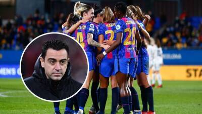 Xavi: Barcelona Women are 'an example for the men's team'