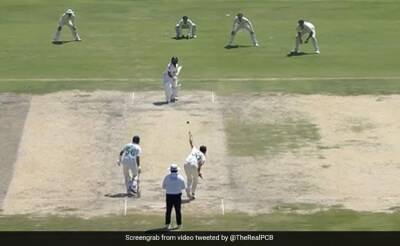 David Warner - Alex Carey - Mitchell Starc - Watch: Mitchell Starc's 145kph Thunderbolt Ends Fawad Alam's Long Wait In One Ball - sports.ndtv.com - Australia - Pakistan -  Karachi