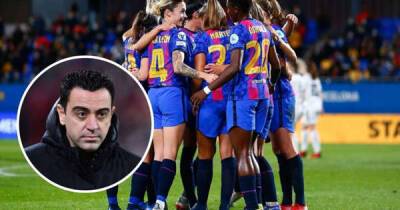 Xavi: Barcelona Women are setting an example for the men’s team