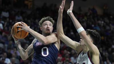 John Locher - Chet Holmgren - Gonzaga lands at No. 1, top seeds are 1-4 in final AP poll - foxnews.com - state Oregon -  Las Vegas - county Boise -  Memphis - county Logan - state Georgia - county Johnson - county Baylor - parish St. Mary
