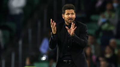 Simeone wants Atletico to be aggressive against Man United