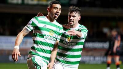 Giorgos Giakoumakis at the double as Celtic seal Scottish Cup semi-final spot