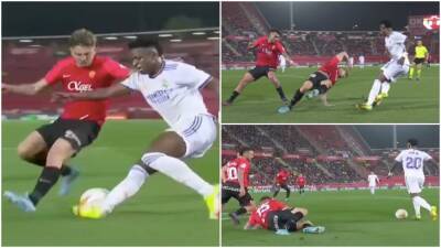 Sergio Rico - Vinicius Junior: Real Madrid star had Mallorca player breakdancing during 3-0 win - givemesport.com - Brazil