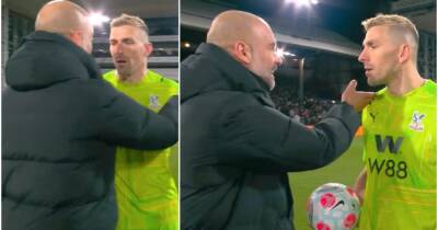 What did Pep Guardiola say to Vicente Guaita after Palace 0-0 Man City?