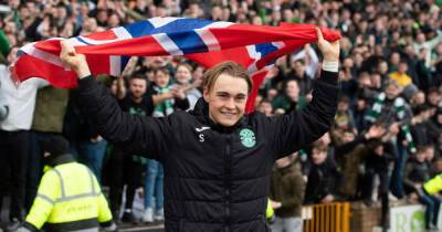 Kevin Dabrowski reveals what he told Hibs ace Elias Melkersen prior to Scottish Cup heroics
