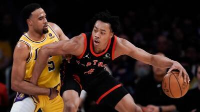 Scottie Barnes - Pascal Siakam - Gary Trent-Junior - Nick Nurse - Barnes, Raptors all over Lakers early in victory - tsn.ca - Los Angeles -  Los Angeles