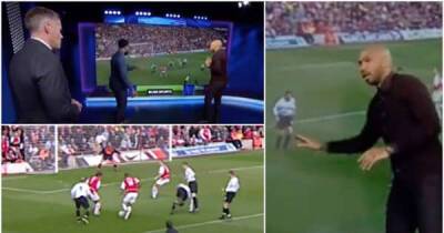 Thierry Henry - Jamie Carragher - Micah Richards - Robert Pires - Thierry Henry analysing his wonder goal vs Liverpool in front of Jamie Carragher is gold - msn.com