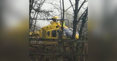 BREAKING Air ambulance lands near major crash on East Lancs Road - latest updates