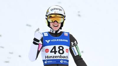 Ursa Bogataj leads Slovenian clean sweep ahead of Nika Kriznar and Ema Klinec at ski jumping World Cup in Oberhof
