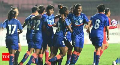 India women start with a bang, beat Nepal 7-0 in SAFF U-18 Championship - timesofindia.indiatimes.com - India - Nepal