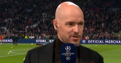 Erik ten Hag reacts to claims he is taking English lessons amid links with Manchester United