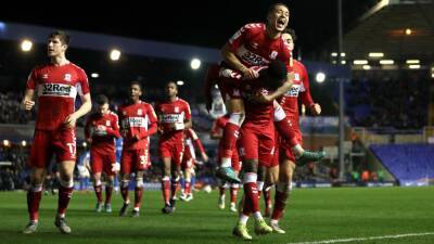 Neil Etheridge - Aaron Connolly - Isaiah Jones - Kristian Pedersen - Championship - Middlesbrough move into top six with win at Birmingham who finish with 10 men - bt.com - Birmingham - county Jones - county Taylor