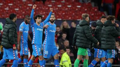 Antoine Griezmann - Christian Radnedge - Simon Evans - Atletico win at Old Trafford to knock United out - channelnewsasia.com - Manchester - Spain - Brazil - Madrid