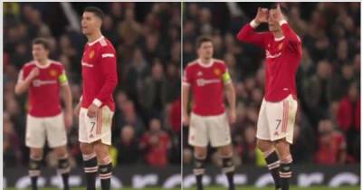 Cristiano Ronaldo: Man Utd striker’s angry reaction to referee during loss v Atletico [video]
