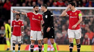 ‘Curious refereeing decisions’ – Ralf Rangnick points finger at official after Man Utd crash out of Champions League