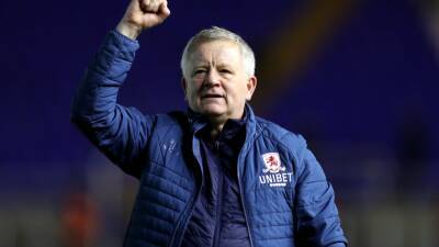 Chris Wilder able to celebrate rare away win as Middlesbrough sink Birmingham