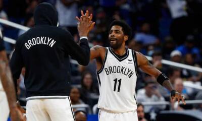 Kevin Durant - Orlando Magic - Jayson Tatum - Brooklyn’s Kyrie Irving pours in career-high 60 points as Nets throttle Orlando - theguardian.com - Washington -  Boston - New York - Los Angeles - county Cleveland - state Minnesota