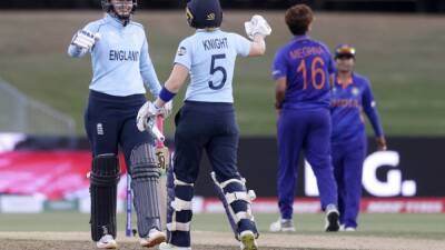 Nat Sciver - Heather Knight - ICC Women's World Cup: Inconsistent India Suffer Second Defeat, Lose To England By 4 Wickets - sports.ndtv.com - India