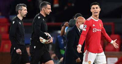 Cristiano Ronaldo - Renan Lodi - Ronaldo suggests referee needs glasses after Atletico Madrid's goal vs Man Utd in Champions League - msn.com - Manchester - Madrid