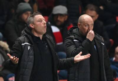 Charlton Athletic 1 Gillingham 0: Manager Neil Harris reacts to the League 1 defeat at The Valley