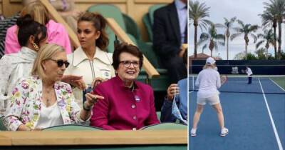 Billie Jean - Tennis legend Billie Jean King rallies with old rival at Indian Wells [video] - msn.com - India