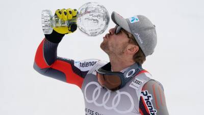 Aleksander Aamodt Kilde edges out Beat Feuz to win World Cup downhill title after final race in Courchevel
