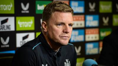 Newcastle boss Eddie Howe says he will continue to stick to football rather than comment on world events