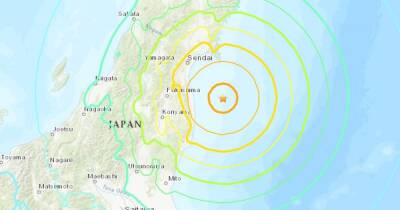 Japan tsunami warning as 7.3 tremor hits Fukushima and rocks Tokyo - manchestereveningnews.co.uk - Britain - Japan -  Tokyo - Iran