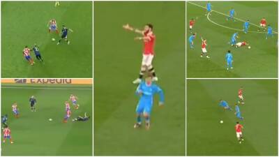 Bruno Fernandes: Man Utd man's shocker vs Atletico captured in viral video