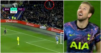 Wayne Rooney - Robert Sanchez - Harry Kane - Rodrigo Bentancur - Tottenham Hotspur - Harry Kane volleyed a Coca-Cola bottle while celebrating goal vs Brighton - givemesport.com - Manchester -  Sanchez